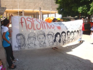 Manifestazione dei famigliari delle vittime del golpe in Honduras