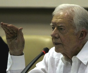 Jimmy Carter a L'Avana il 31 marzo 2011. Foto:Cubadebate