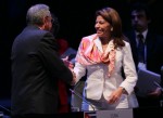 Raul Castro e Laura Chinchilla
