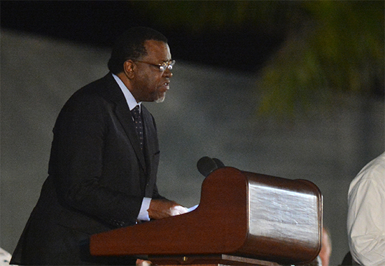 Hage Gottfried Geingob, presidente namibiano