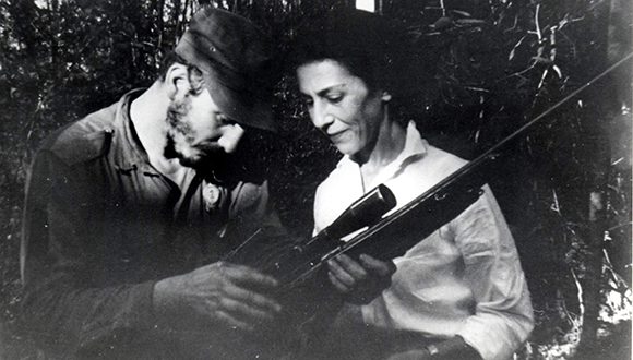Fidel Castro con Celia Sanchez