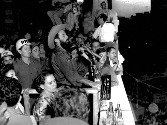 Ultimo discorso del Comandante Camilo Cienfuegos, il 26 ottobre 1959. Foto: Fondo dell'Istituto di Storia di Cuba/Cubadebate