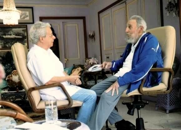 Fidel Castro con Frei Betto